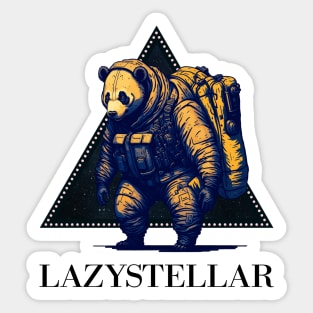 Panda Astronaut - Lazystellar 2 Sticker
